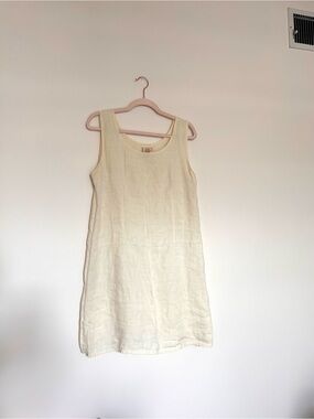 Vintage TomTom Cream Linen Dress